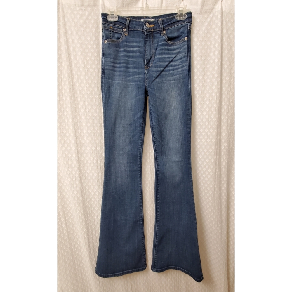 Abercrombie high rise flare jeans